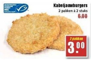 kabeljouwburgers