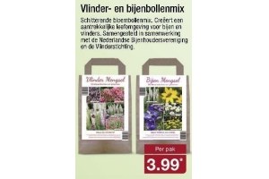 vlinder en bijenbollenmix