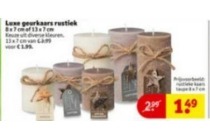 luxe geurkaars rustiek