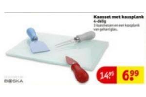 kaasset met kaasplank