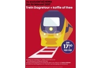 trein dagretour koffie en thee