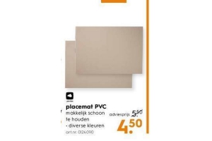placemat pvc