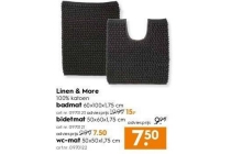 linen en more bidetmat