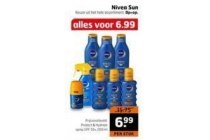 keuze uit het hele assortiment nivea sun