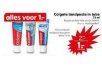 het hele assortiment colgate tandpasta