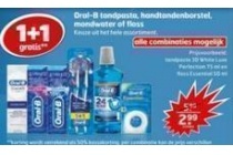 oral b tandpasta handtandenborstel mondwater of floss
