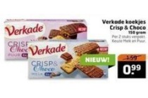 verkade koekjes crisp en choco