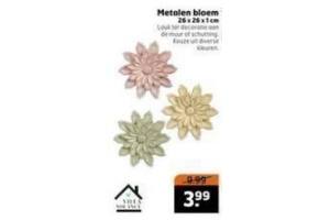 metalen bloem