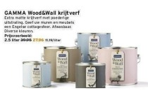 gamma wood en wall muurverf