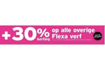 30 op alle overige flexa verf