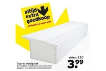 gyproc wandplaat nu eur3 99