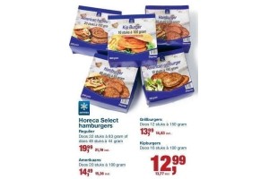 horeca select hamburgers