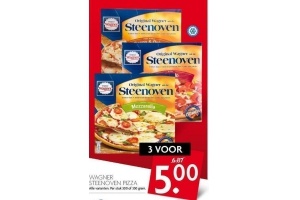 wagner steenoven pizza