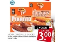 mora originals snacks