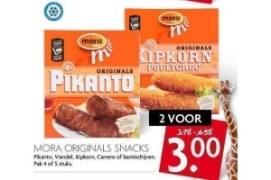 mora originals snacks
