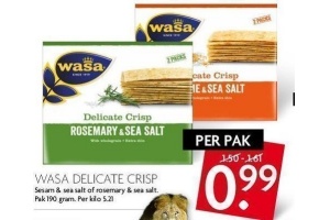 wasa delicate crisp