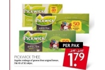 pickwick engelse melange of groente thee original lemon