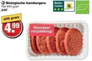 biologische hamburgers