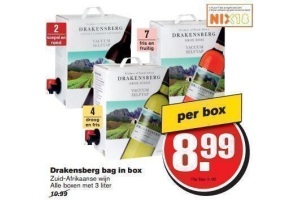 drakensberg bag in box
