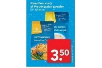 klaas puul curry of provencaalse garnalen