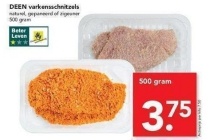 deen varkensschnitzels