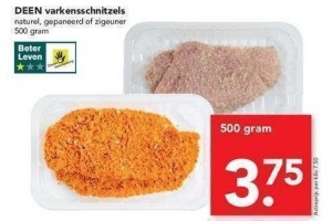 deen varkensschnitzels