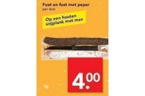 fuet en fuet met peper