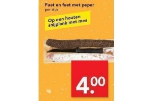 fuet en fuet met peper