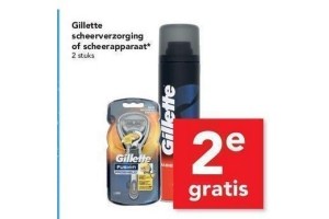 gillette scheerverzorging of scheerapparaat