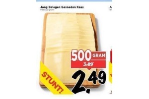 jong belegen gesneden kaas