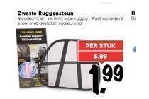 zwarte ruggensteun