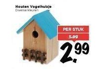 houten vogelhuisje