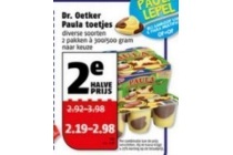 dr oetker paula toetjes