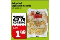 daily chef tagiatelle naturel