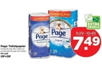 page toiletpapier