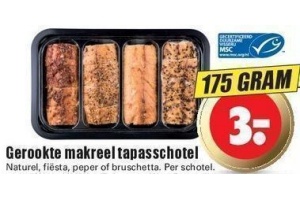 gerookte makreel tapasschotel