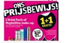 l oreal paris en maybelline make up nu 1 1 gratis