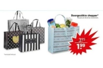 doorgestikte shopper