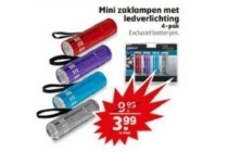 mini zaklampen met ledverlichting