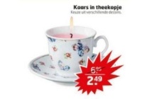 kaars in theekopje