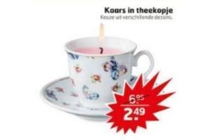 kaars in theekopje