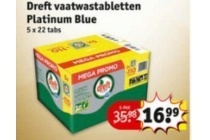 dreft vaatwastabletten platinum blue