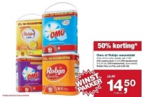 omo of robijn wasmiddel