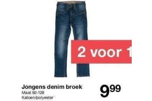 jongens denim broek