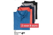 heren uni polo