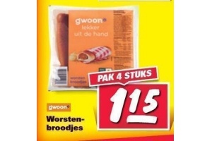gwoon worstenbroodjes