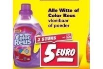 alle witte reus of color reus wasmiddel