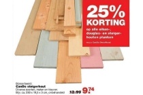 eiken douglas en steigerhouten planken