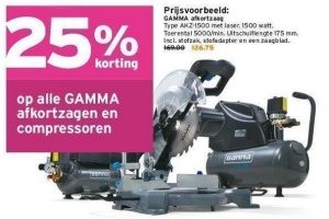 gamma afkortzagen en compressoren