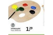 houten schilderspalet nu eur1 29